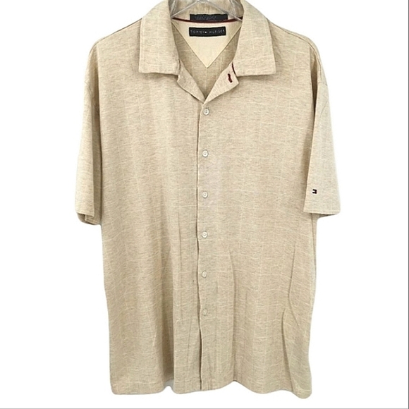 Tommy Hilfiger Men's L Button Down Cotton Shirt - Picture 1 of 10